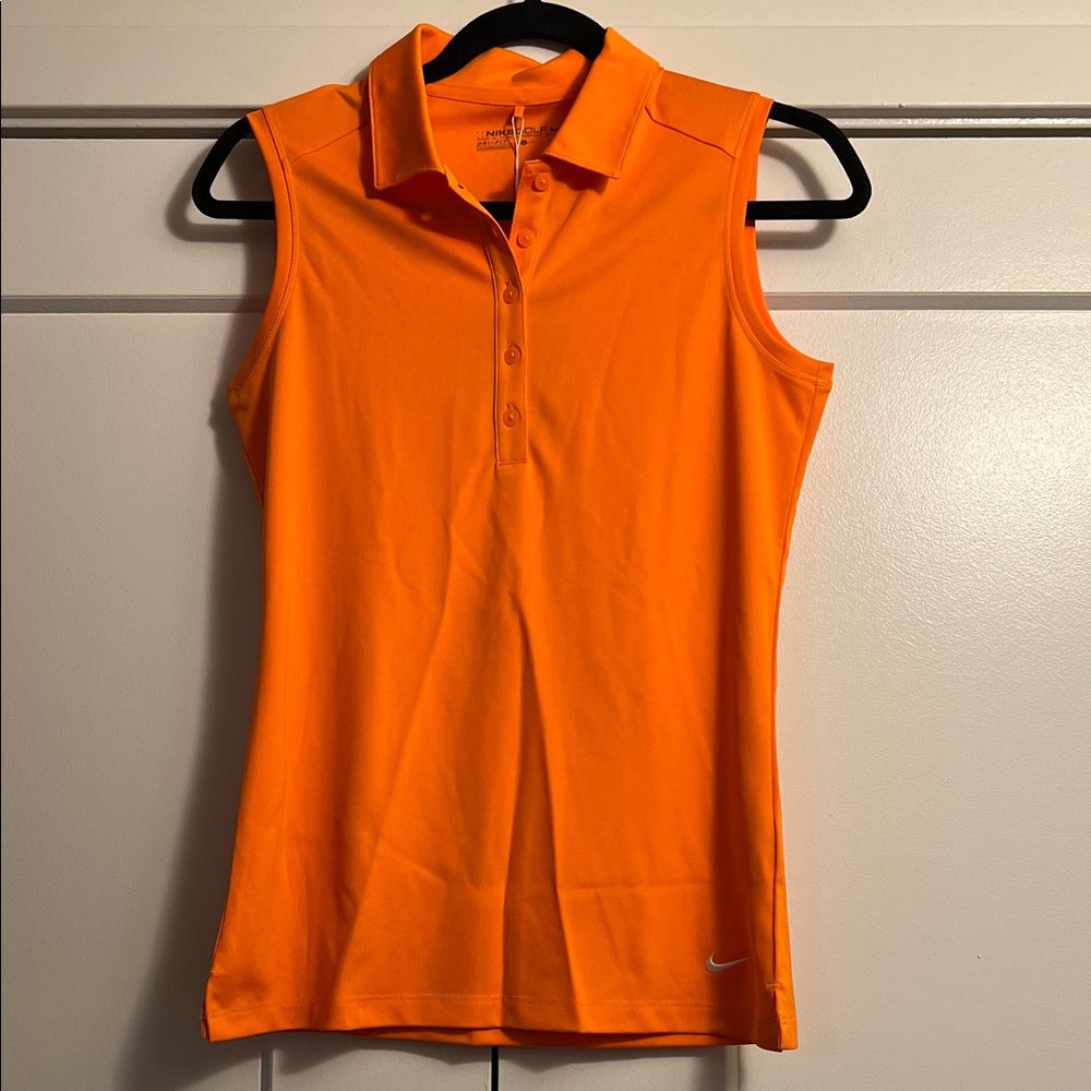 Nike Women's Vibrant Orange Tank Top